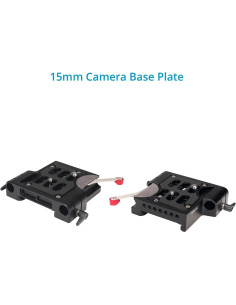 Placa Base de Cámara Proaim 15mm Dovetail con Liberación Rápida 2
