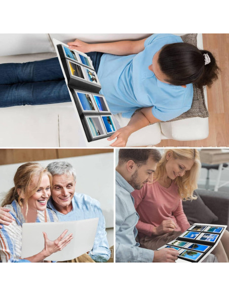 Álbum de Fotos Veicevol Negro para Fujifilm Instax y Polaroid