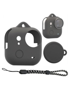 Funda de Silicona para Cámara de Acción Insta360 GO - Negro