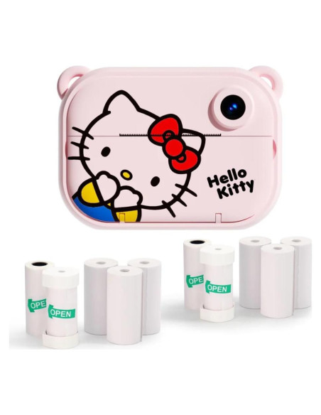 Cámara Digital Instantánea Hello Kitty Modelo P + 2 Juegos de Recarga