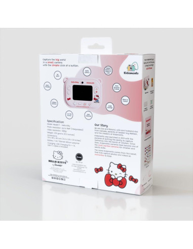Cámara Digital Instantánea Hello Kitty Modelo P + 2 Juegos de Recarga