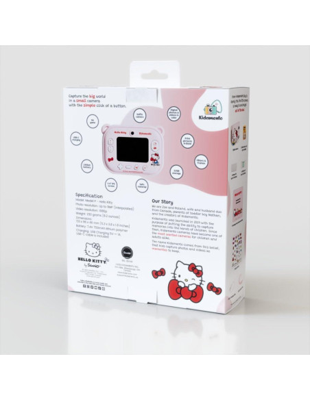Cámara Digital Instantánea Hello Kitty Modelo P + 2 Juegos de Recarga