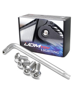 Juego de Tornillos Antirrobo M8 iJDMTOY Acero Inoxidable LED