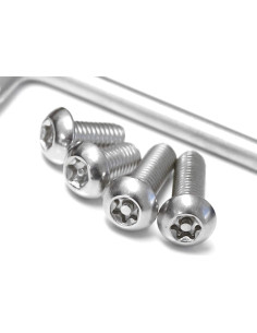 Juego de Tornillos Antirrobo M8 iJDMTOY Acero Inoxidable LED 2