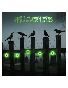 Luces Solares de Cuervo de Metal HUYIENO para Jardín - Juego de 5