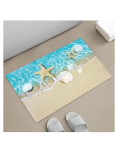 Alfombrilla de baño costera APROPHIC 40x61 cm antideslizante