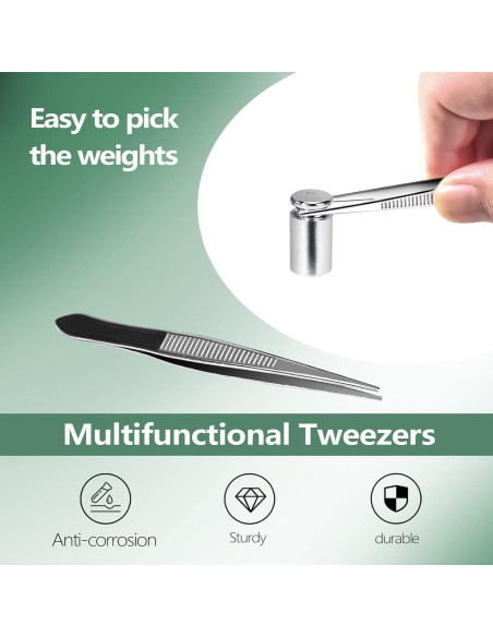 Conjunto de Pesas de Calibración 7 PCS ACCT para Balanza Digital