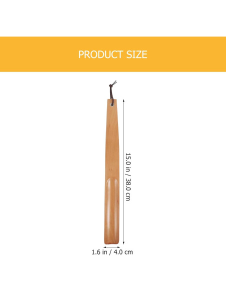 Cuchara de Zapato de Madera Artibetter 38cm Mango Largo