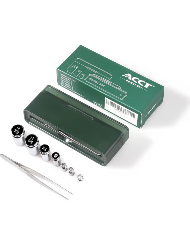 Conjunto de Pesas de Calibración 7 PCS ACCT para Balanza Digital