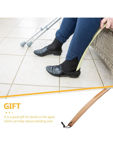 Cuchara de Zapato de Madera Artibetter 38cm Mango Largo