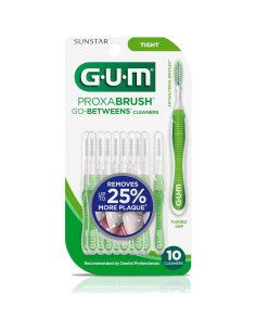 GUM Proxabrush Go-Betweens Ajustado - Cepillos Interdentales 10ct 2