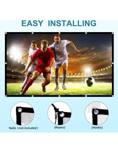 Pantalla de Proyector Plegable Le-Screen 100" Antiarrugas 2