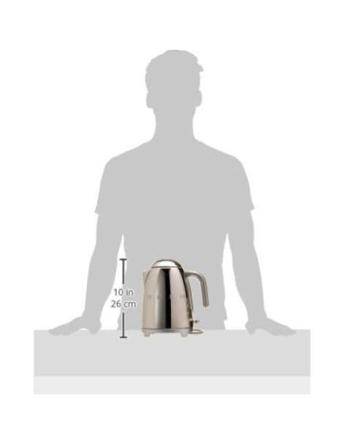 Hervidor Eléctrico SMEG KLF03 1.7L Cromo Retro 50s
