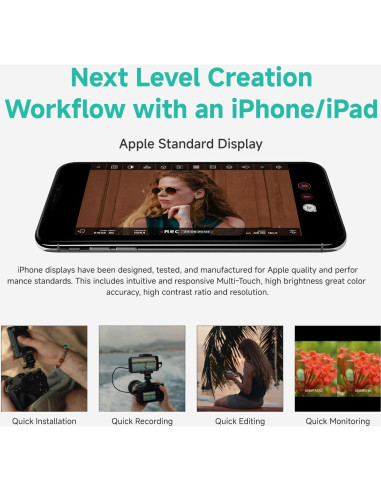 Accsoon SeeMo 4K Adaptador HDMI para iPhone y iPad