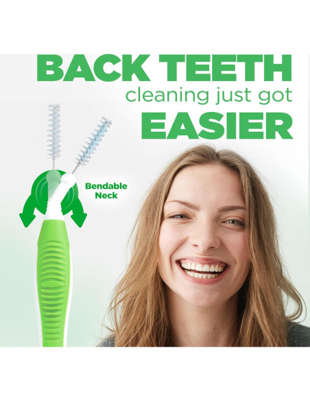 GUM Proxabrush Go-Betweens Ajustado - Cepillos Interdentales 10ct