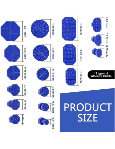 Herramienta de Reparación de Abolladuras Opuweiy 19 Piezas