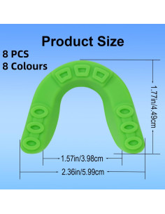 Protector Bucal Deportivo SHENGYIYISHENG 8 Pcs Silicona 2