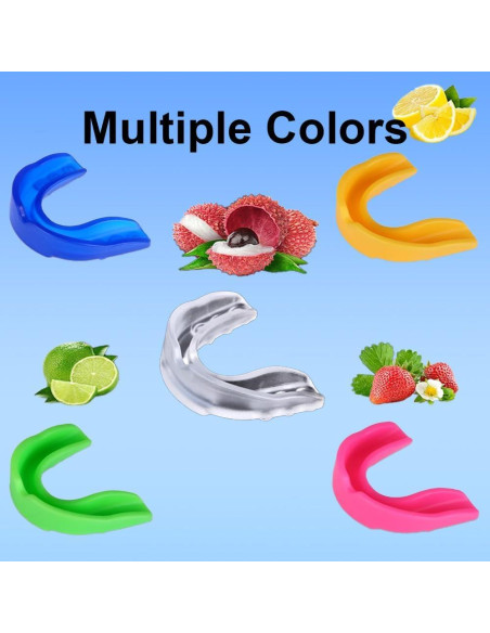 Protector Bucal Deportivo SHENGYIYISHENG 8 Pcs Silicona