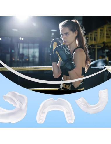 Protector Bucal Deportivo SHENGYIYISHENG 8 Pcs Silicona