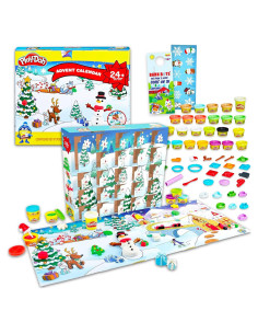 Calendario de Adviento Play-Doh 2024 - 24 Días de Sorpresas