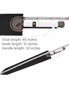 Espada Cazador de Dragones ZIQING 124.46 cm Acero Inoxidable 2