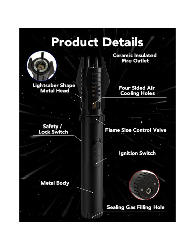 Encendedor de Antorcha Lamsen Lightsaber 2 Pack - Cocina