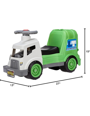 Camión de Basura Little Tikes Dirt Diggers con Claxon y Contenedor