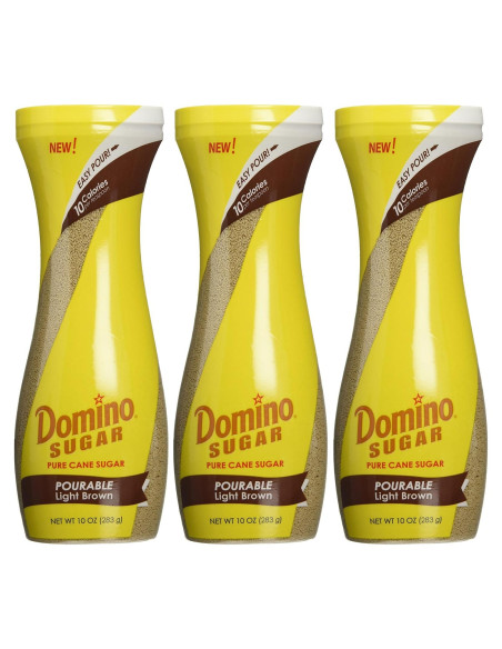 Azúcar Moreno Domino 850g Fácil de Verter - Paquete de 3