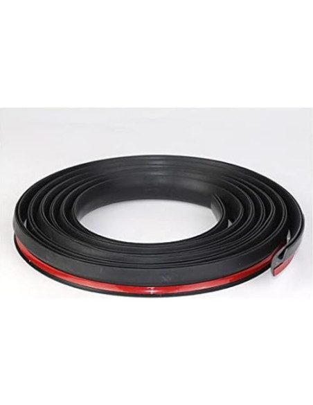Tira de Sellado de Goma GoldWheel 2.44m para Parabrisas Negro