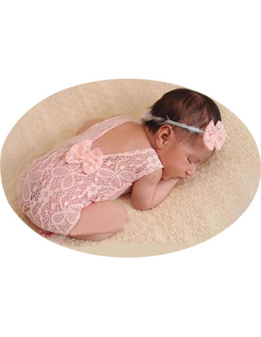 Traje de Fotografía para Bebés Niña 0-1 Mes HECHO EN CHINA