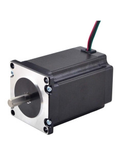 Motor Paso a Paso Nema 23 STEPPERONLINE 2.4Nm 4A Eje 8mm