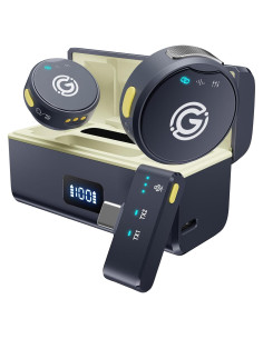 Micrófono Lavalier Inalámbrico Gamiity USB-C 35H Audio Hi-Fi