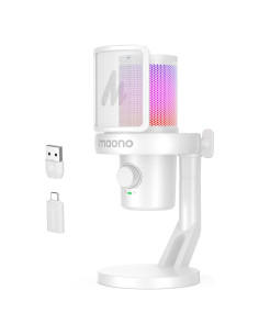 Micrófono Inalámbrico MAONO DM40 para PC, USB, Cancelación de Ruido