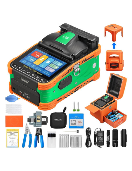 Empalmador de Fibra Óptica BAOSHLA 70-F con Pantalla Táctil