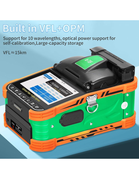 Empalmador de Fibra Óptica BAOSHLA 70-F con Pantalla Táctil
