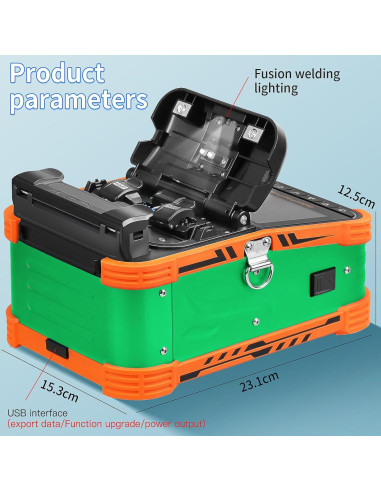 Empalmador de Fibra Óptica BAOSHLA 70-F con Pantalla Táctil