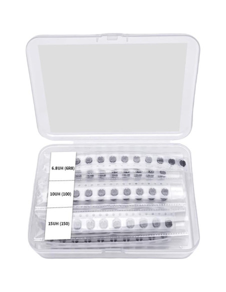Kit 200 Pcs Inductores SMD VANXY 1UH a 2.2MH 4.5x4mm