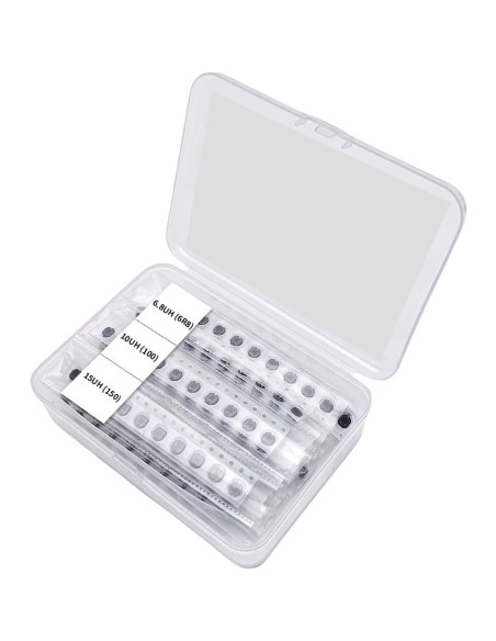 Kit 200 Pcs Inductores SMD VANXY 1UH a 2.2MH 4.5x4mm