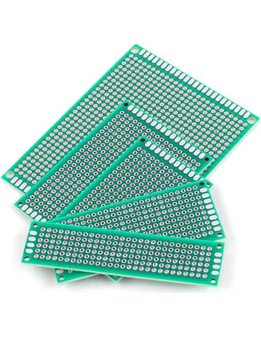 Placa PCB Doble Cara 64 Pcs hiBCTR - 5 Tamaños para Electrónica DIY