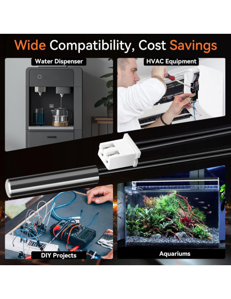 Sensor de Temperatura AOHIEDI B3950 NTC 10k Impermeable 5PCS