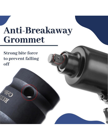 Juego de 9 Enchufes de Tap Cuadrados ZEMBSOYA M6 a M24