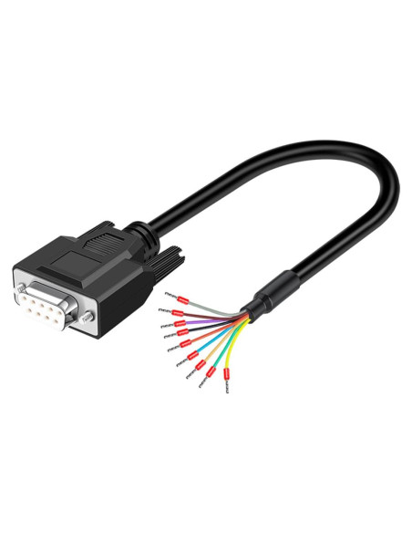 Conector hembra DB9 sin soldadura ANMBEST 1.5m 26AWG
