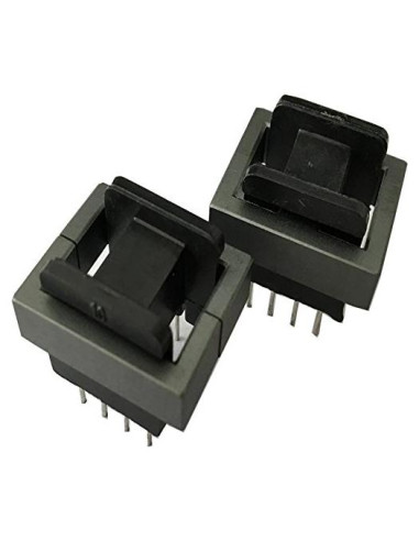 20 Sets Inductor Núcleo de Ferrita EE25 4+4 Pines MnZn PC40