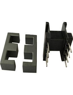 20 Sets Inductor Núcleo de Ferrita EE25 4+4 Pines MnZn PC40 2