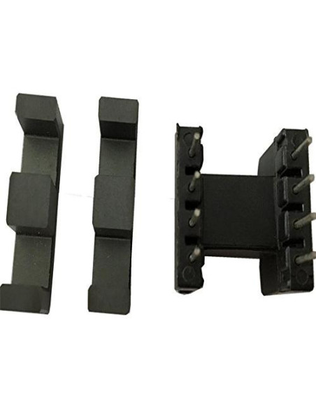 20 Sets Inductor Núcleo de Ferrita EE25 4+4 Pines MnZn PC40