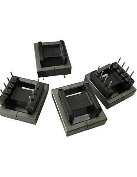 20 Sets Inductor Núcleo de Ferrita EE25 4+4 Pines MnZn PC40