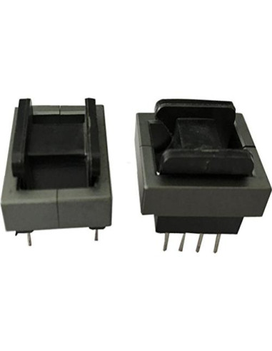 20 Sets Inductor Núcleo de Ferrita EE25 4+4 Pines MnZn PC40