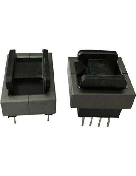 20 Sets Inductor Núcleo de Ferrita EE25 4+4 Pines MnZn PC40