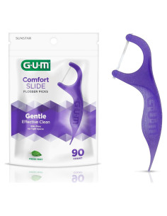 Hilo Dental GUM Comfort Slide 90 Unidades Sabor Menta Fresca