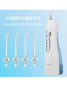 Cabezal de Reemplazo AquaSonic Aqua Flosser - 4 Puntas Clásicas 2